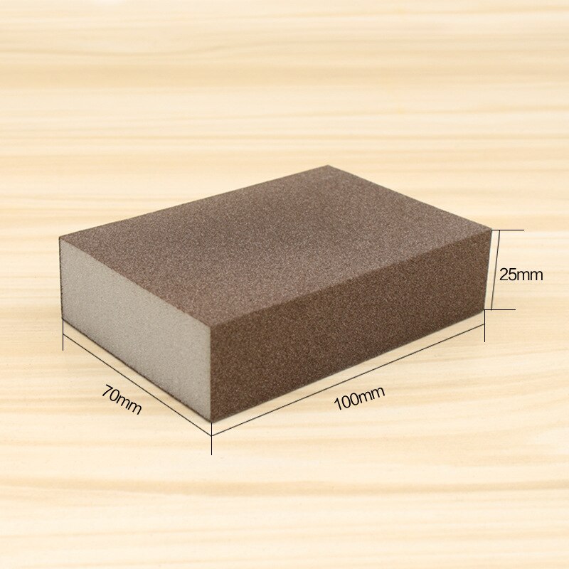 1Pcs Sponge Sand Block Polishing Wood Furniture Jade Wenwan Metal Derusting Polishing Sandpaper Sanding Block Metal Rust Removal