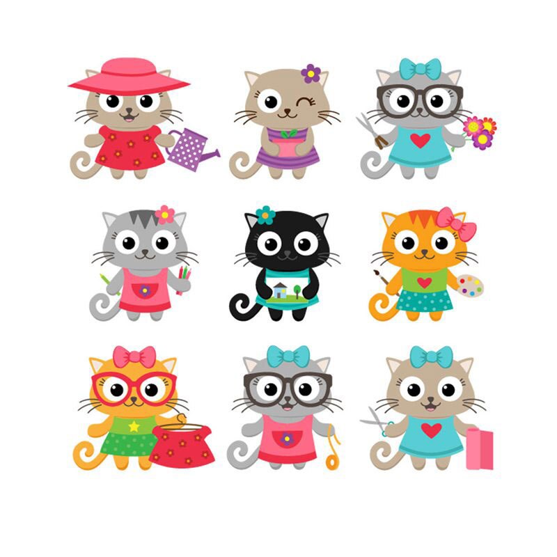 Patches patch affixed to Instant stamping cartoon T-shirt transfer decal DIY clothes patch ironing decoration sticker i