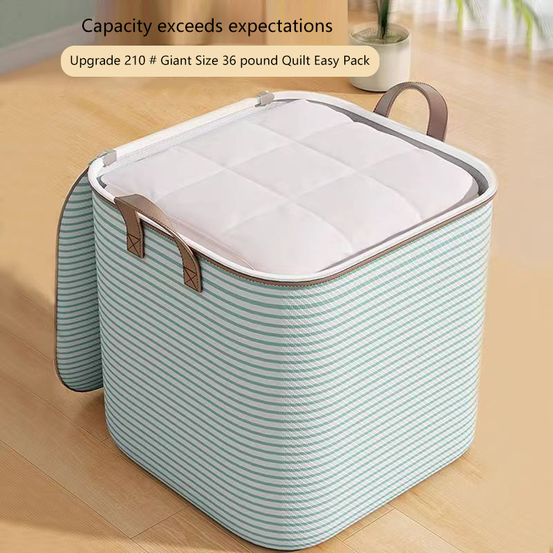 Bolsa de almacenamiento de gran capacidad para el hogar, organizador de armario de Material no tejido, se puede utilizar para colcha, ropa, juguetes, 1 ud.