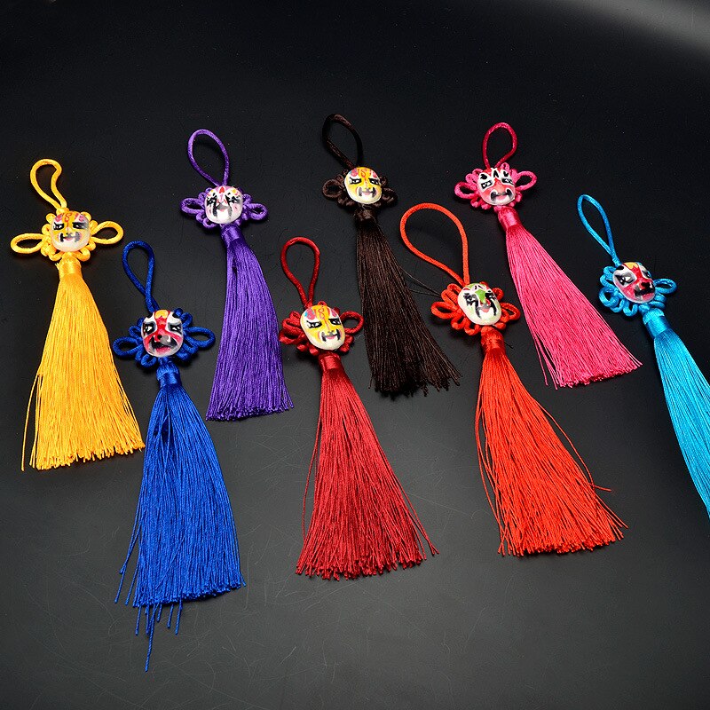 2 stuks facebook chinese knopen kwastjes diy sieraden gordijn kleding decoratieve accessoires autosleutels tas hanger knutsel kwastjes