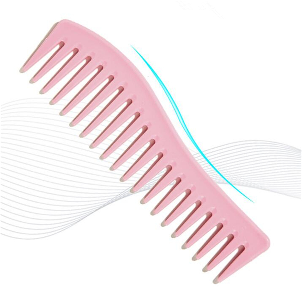 Wide Tooth Hair Comb Curly Hair Comb Detangling Hair Brush Anti-static Barber Hairdressing Dyeing Comb Salon Hair Styling Tool