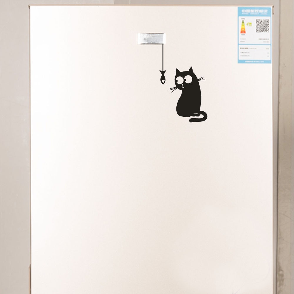 Cute Cat Wall Stickers Light Switch Decor Decals Art Mural Baby Nursery Room Sticker PVC Wallpaper for living room 189