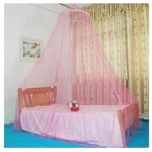 Phfu pink rund blonde myg polyester sengehimmel netting