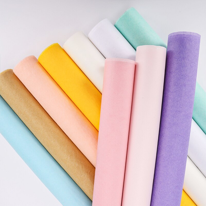 40pcs/Lot Tissue Paper 50*70CM Craft Paper Floral Wrapping Paper Packing Paper Home Decoration Festive Party Supply