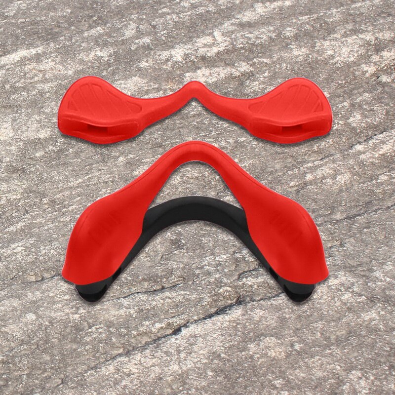 E.O.S Silicon Rubber Nose Pads for OAKLEY SI M Frame 2.0/SI Ballistic M Frame 2.0/Industrial M Frame 2.0 Sunglass Multi-Options: Red