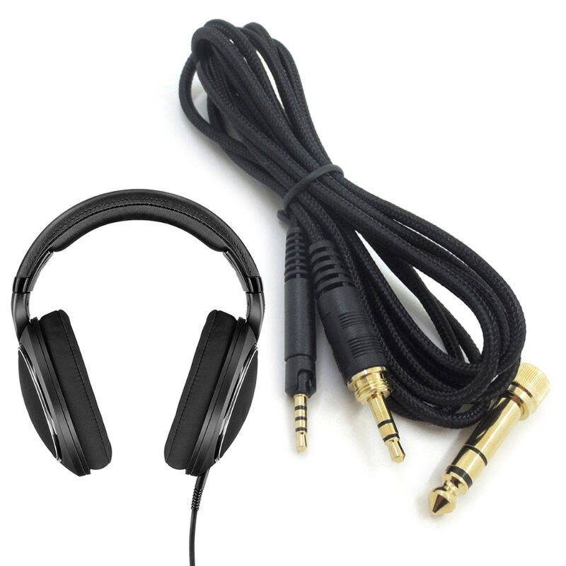 3.5mm to 2.5mm kuulokekaapeli sennheiser - hd598 hd599 hd569 hd579 hd518 audios johto kuulokemikrofonin linja kannettavan 6.35 muuntamista