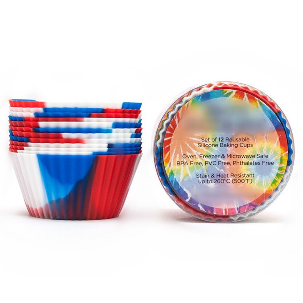 Förstklassig silikon bakmuggar cupcake liners formar muffins liners formar set tvål kakor cupcake bakeware form plåtform