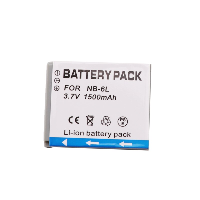 2x batterier nb -6lh nb 6l nb -6l nb6l batteri för canon power-shot kamera  sx520 hs sx530 sx600 sx610 sx700 sx710 ixus 85 95 200 210
