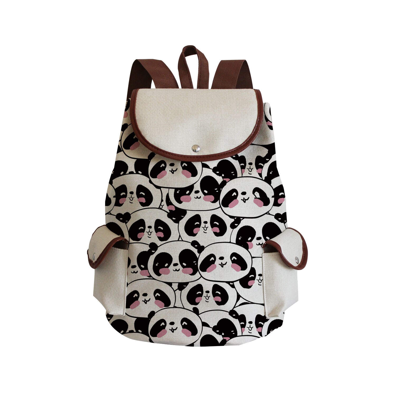 Nette Chinesischen frauen Rucksack Panda Blumen- Gedruckt Handtaschen schick Eco lässig Taschen Große Kapazität Rucksack Schule Tasche: sj4697