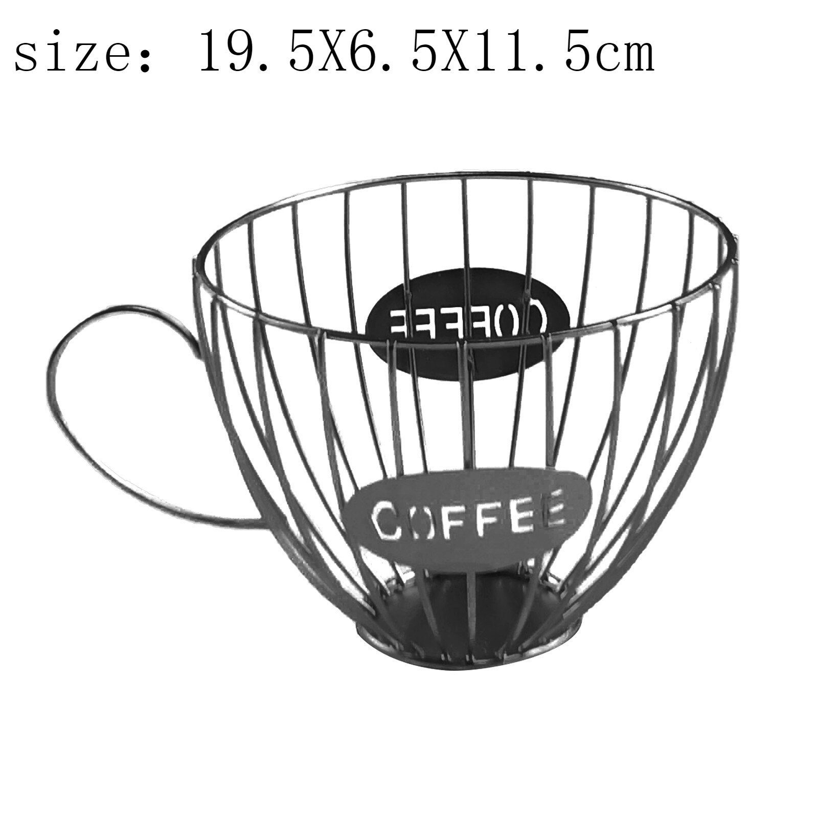 Coffee Capsule Holder And Cup-shaped Coffee Pod Holder Storage Rack For Counter Coffee Bar Coffee Sets Nespresso Capsule Holder: F1PC