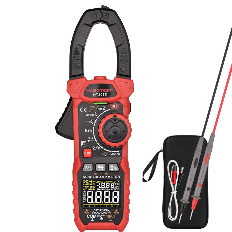 Voltage Current Clamp Meter Digital High Precision Multimeter Electrical Megger Tester Readings Are Accurate Precise Measurement