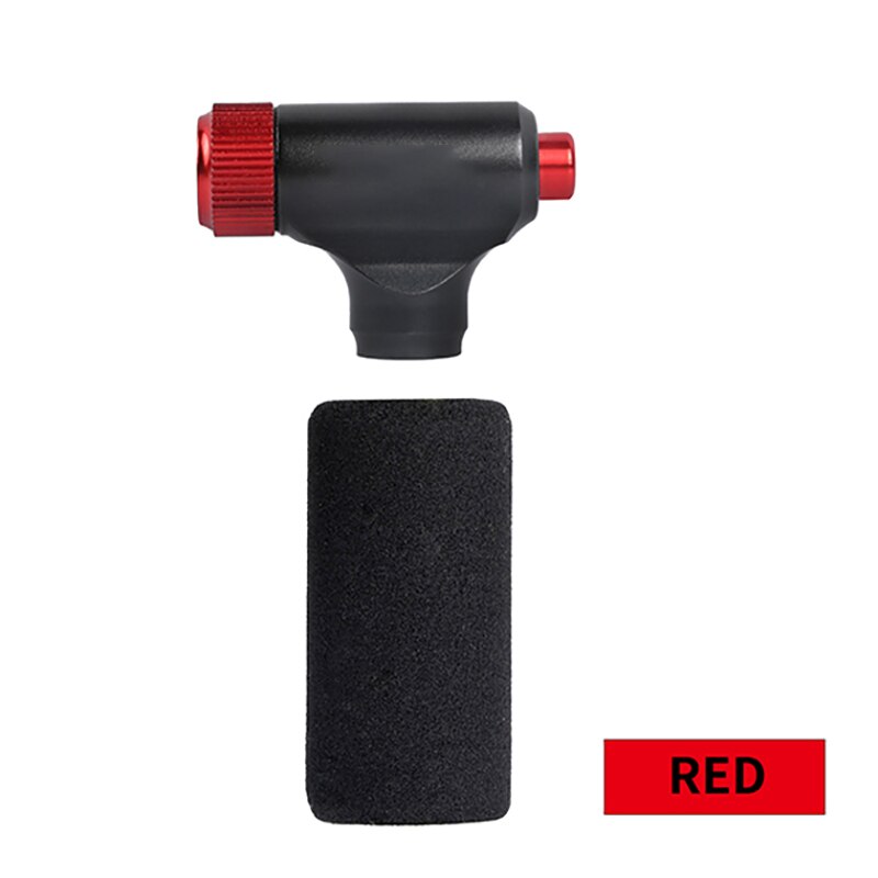 Refuse to Use Disposable Stainless Steel Refillable Rechargeable Cartridge Cylinder Pump Recycling for bicycle: Pump Red
