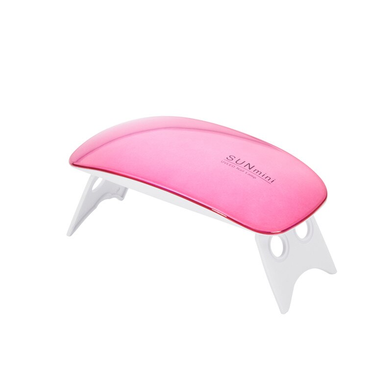 Secador de uñas portátil, lámpara LED UV de 6W para uñas, aparato de manicura para esmalte de uñas en Gel, lámpara artística para secar uñas, uso doméstico