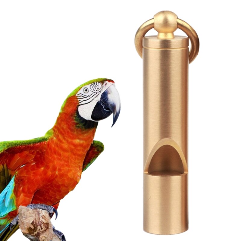 Bird Parrot Training Whistle Dog Bark Control Doves Pigeon Train Whistles Sound Reflection Sonic Brass Outdoor Emergency Whistle