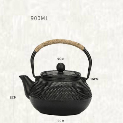 Støbejerns tekande japansk tetsubin kedel tepotte drinkware værktøjer kung fu infusers rustfrit stål netfilter 300ml-1200ml