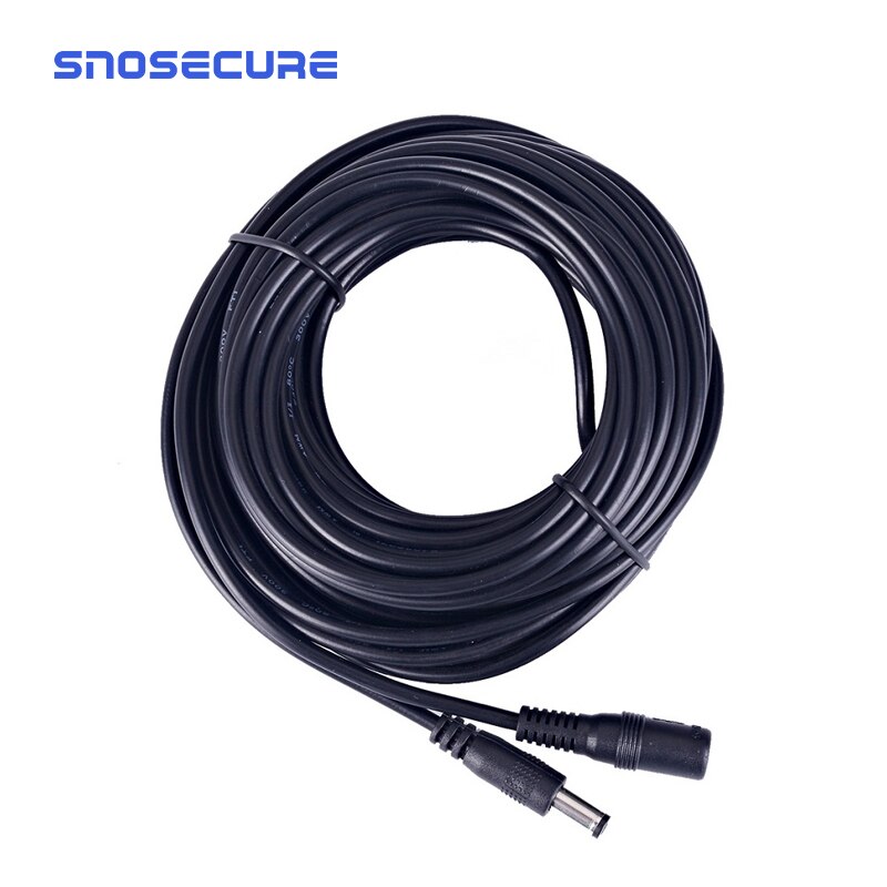 Snoprotege cabo de extensão de energia dc 12v, cabo macho e fêmea de 5.5*2.1mm, 3m/5m fio extensor para aparelho doméstico, fio de 10m cctv