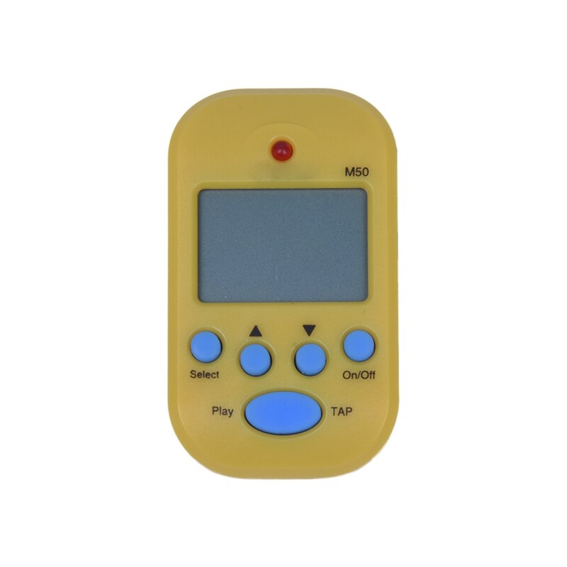 M50 metronoom digitaal elektronisch met gele clip instrument: Default Title