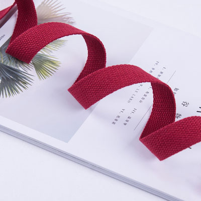 2 Meter 25 Mm Canvas Lint Riem Zak Katoen Singels Polyester/Katoen Singels Knapzak Strapping Naaien Zak Riem accessoires: Crimson