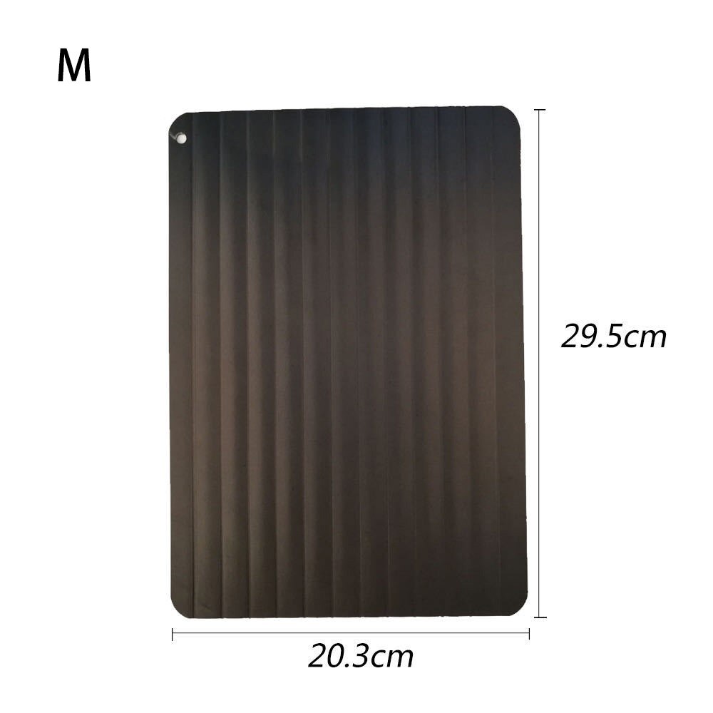 Snelle Ontdooien Lade Dooi Bevroren Voedsel Vlees Fruit Quick Aluminium Stalen Plaat Board Ontdooien Keuken Gadget Tool: M
