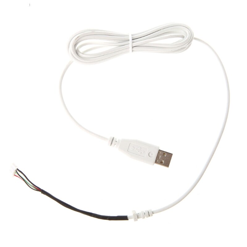Mouse Cable Computer 69HA USB Mice Line, 2m USB Mouse Cable White Wire ... – Grandado