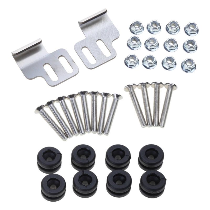 Motorbike Frame Mount Bracket Accessory Motorcycle Side Luggage Case Fasteners: MULTI