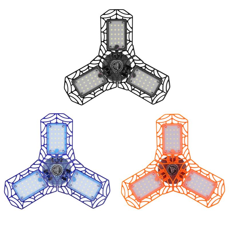 60W Super Bright Garage Light Industrial Lighting E27 LED Light Bulb Folding Industrial Lamp Workshop pendant lamp Floodlight