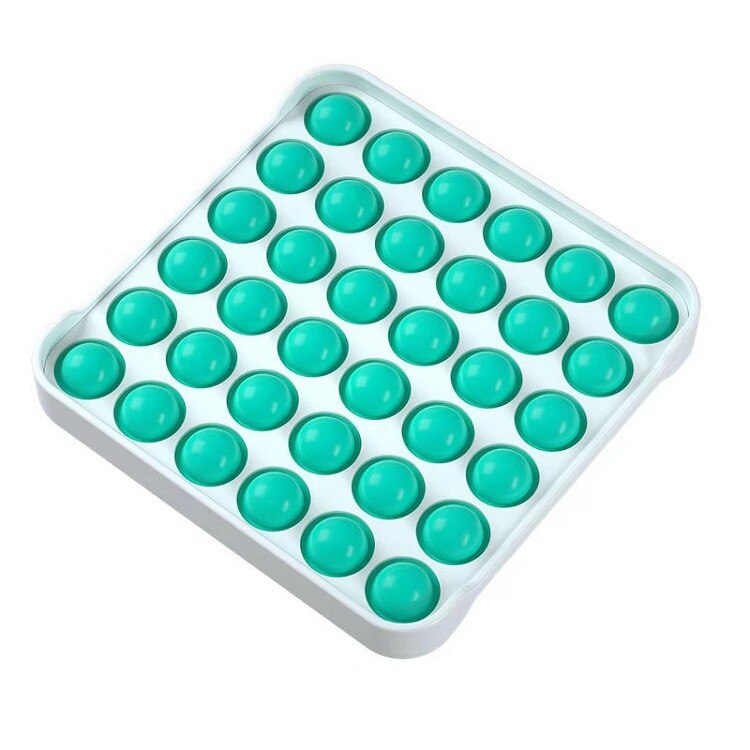 Colorful Fidget Push Pops Bubble Sensory Squishy Stress Reliever Autism Needs Anti-Stress Pop-It Rainbow Adult Children Toys: 10