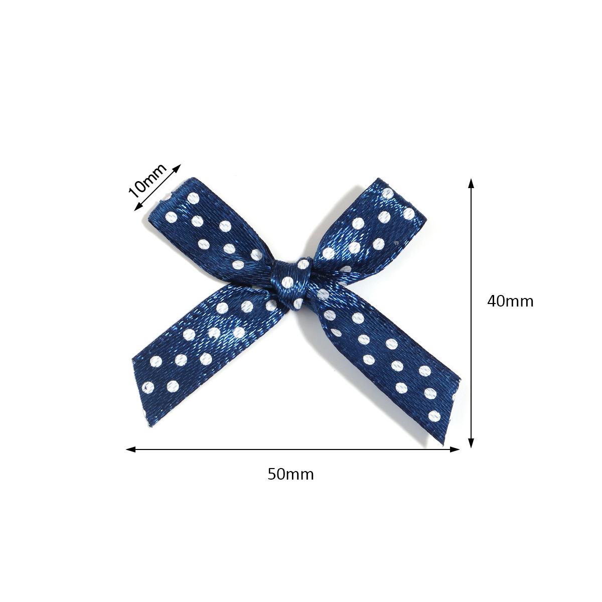 50 teile/los Farbe Polka Punkt Bogen Band Gebunden BöGen für Kleidung Party Dekoration DIY Haarnadel Handwerk Zubehör Materialien