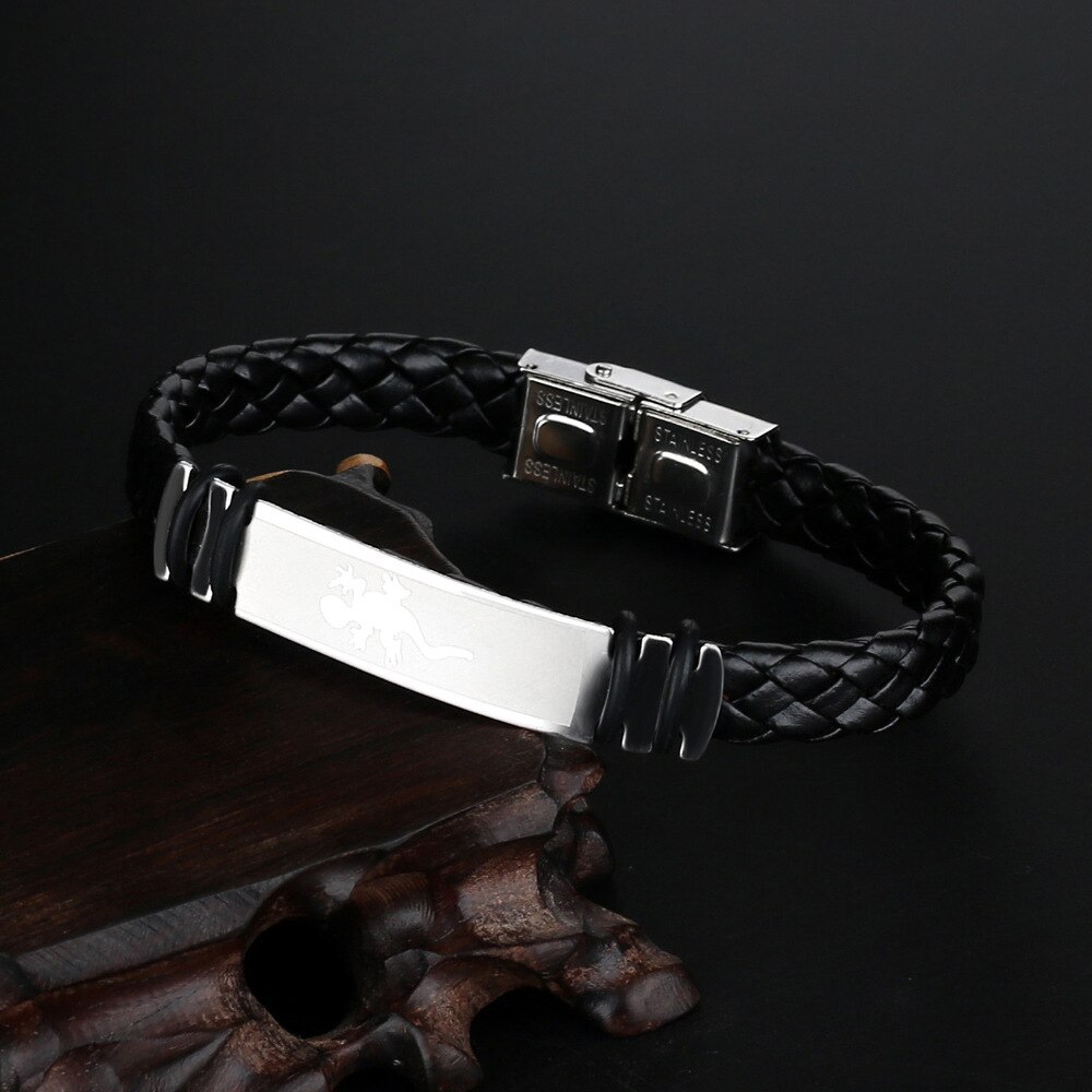 KaiMin Metal Bracelets Men Scorpion Charms Men Bracelets Punk Man Bracelets & Bangles Wristband Jewelry