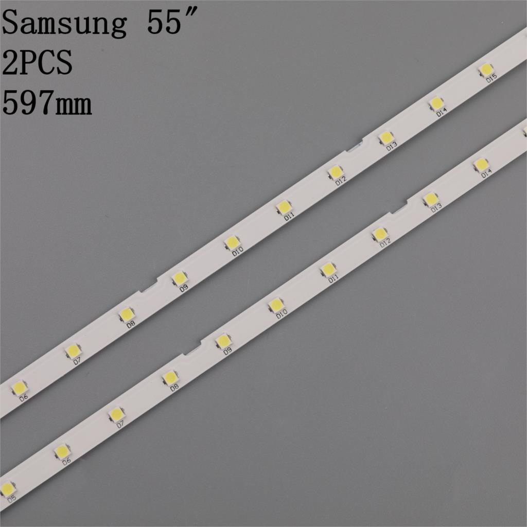 LED strip 40 leds for AOT_55_NU7300_NU7100_2x40_3030C BN96-45913A 15485A UN55NU7300 UE55NU7105 UE55NU7170U UE55NU7300U STS550AU9
