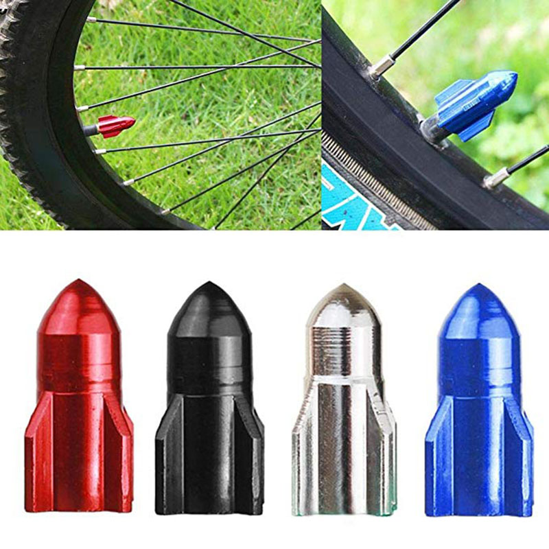 2 stk/pakke dækventilkapper hjulventilkappe cykel aluminiumslegering fransk til mtb landevejscykel mountainbike dæk luft støvdæksler