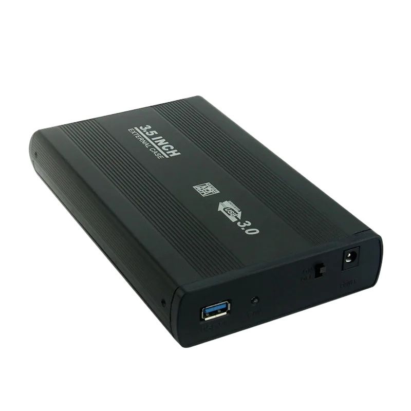 3,5 Zoll USB 3.0 SATA Externe Festplatte Festplattengehäuse Gehäuse Typ-C Externe Aufbewahrungsbox Unterstützung Festplatte