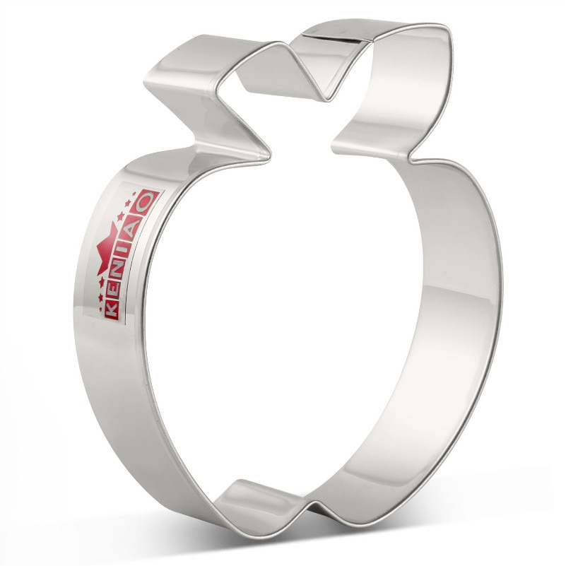 Keniao thanksgiving æblekageudstikker  - 7.3 x 6.9 cm efterår kiks fondant wienerbrød sandwichform - rustfrit stål