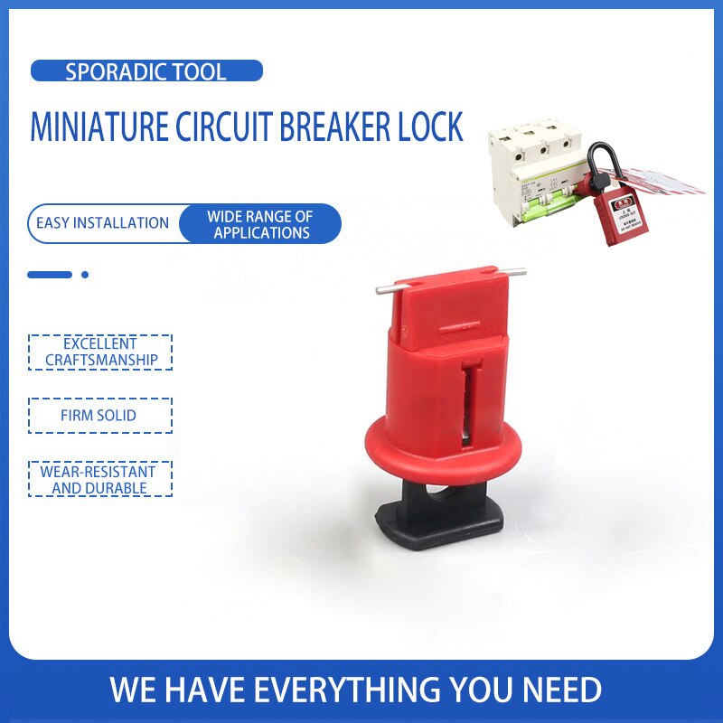 Circuit Breaker Lock Electrical Safety Lockout Miniature Air Switch Breaker Lockout For Power Lsolation Pinout Safety Locks