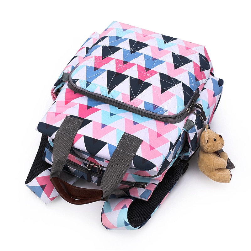 Mummy maternity diaper bags baby care nappy bag backpack waterproof Large bag for stroller BFR004