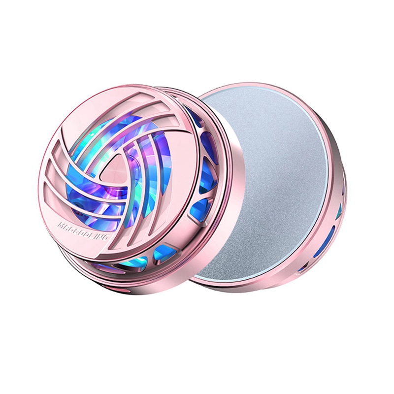 Tragbarer, universeller usb-magnet-halbleiter-handykühler mit gaming-lüfter für iphone/android: Grau