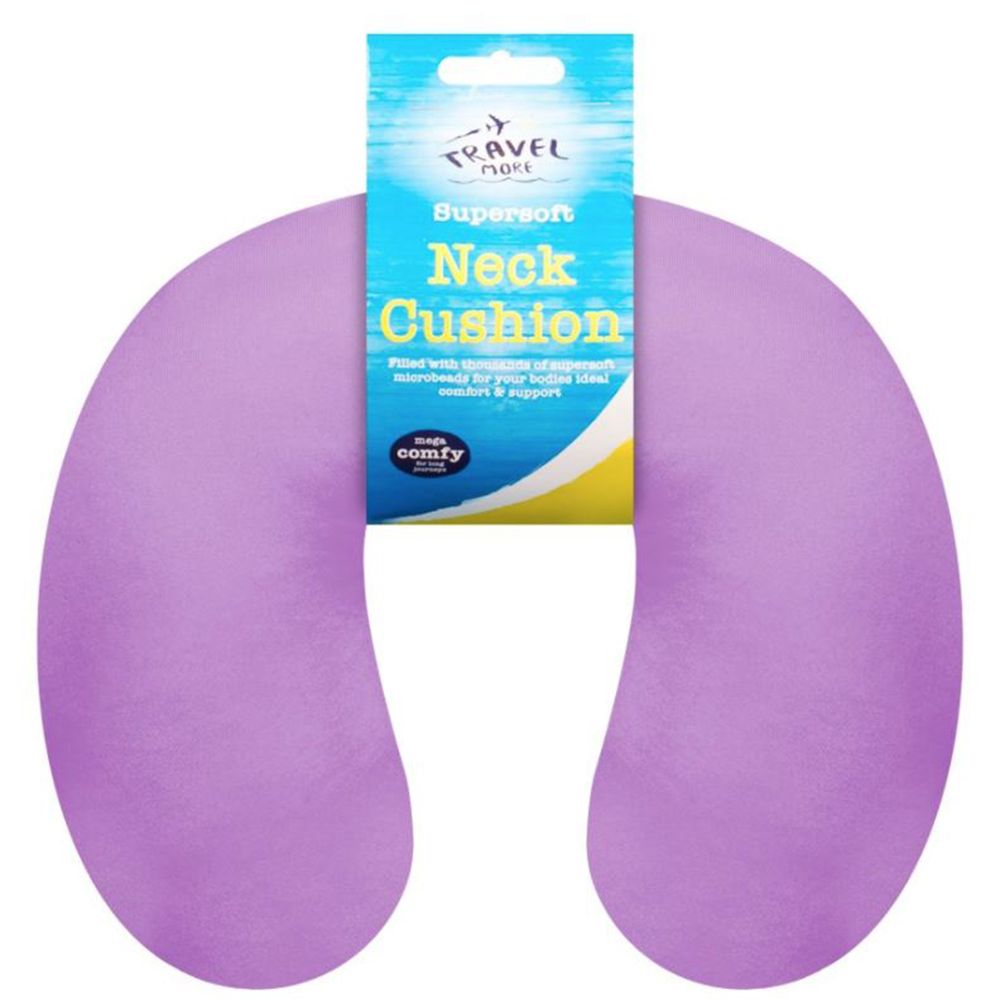 U-vormige Reizen Kussen Auto Air Vlucht Opblaasbare Kussens Neksteun Hoofdsteun Kussen Soft Nursing Kussen Reizen Accessoires: purple