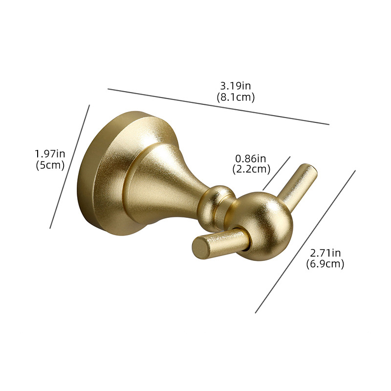 Accessori per il bagno neri opachi impostato di ferramenta per montaggio a parete in lega di alluminio portasciugamani portasciugamani portarotolo di carta igienica gancio per accappatoio: Grigio chiaro