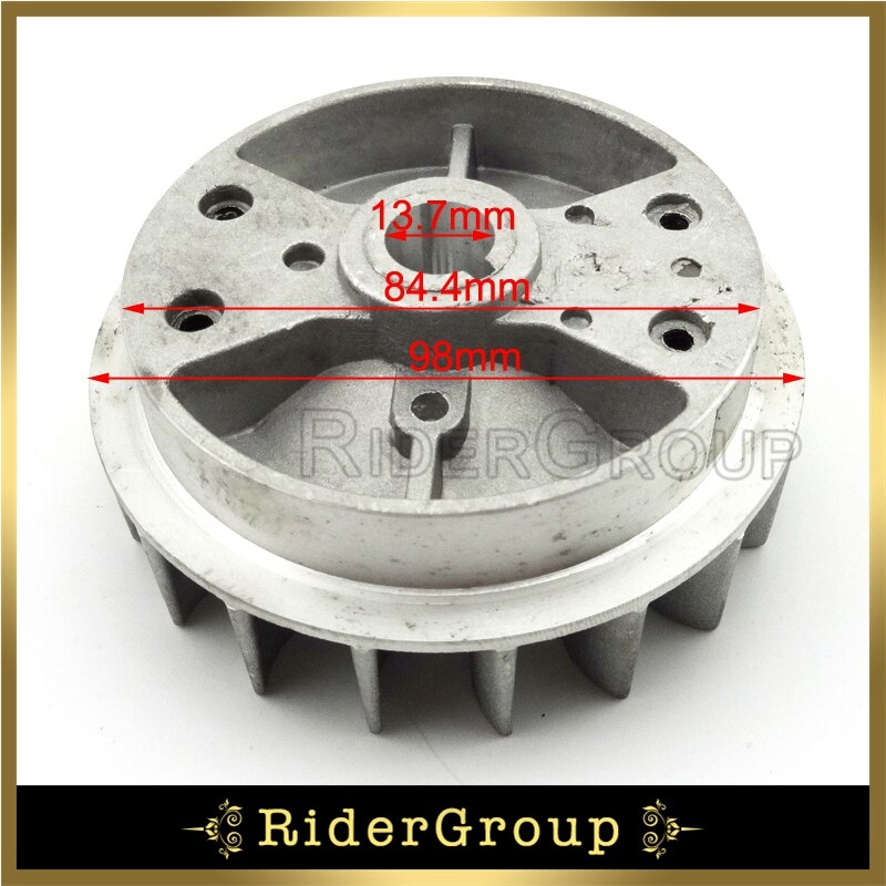 Terugslag Trekstarter Vliegwiel Voor 2 Takt 47cc 49cc Motor Pocket Bike Chinese Mini moto Kids Dirt Quad ATV Crosser mini moto