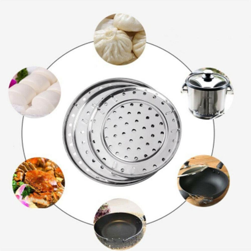 Steaming Dish Rack Multi-purpose Three-legged Steaming Cooking Steaming High-leg Stand Steamer Tray Steaming Rack Rack Roun V3U6