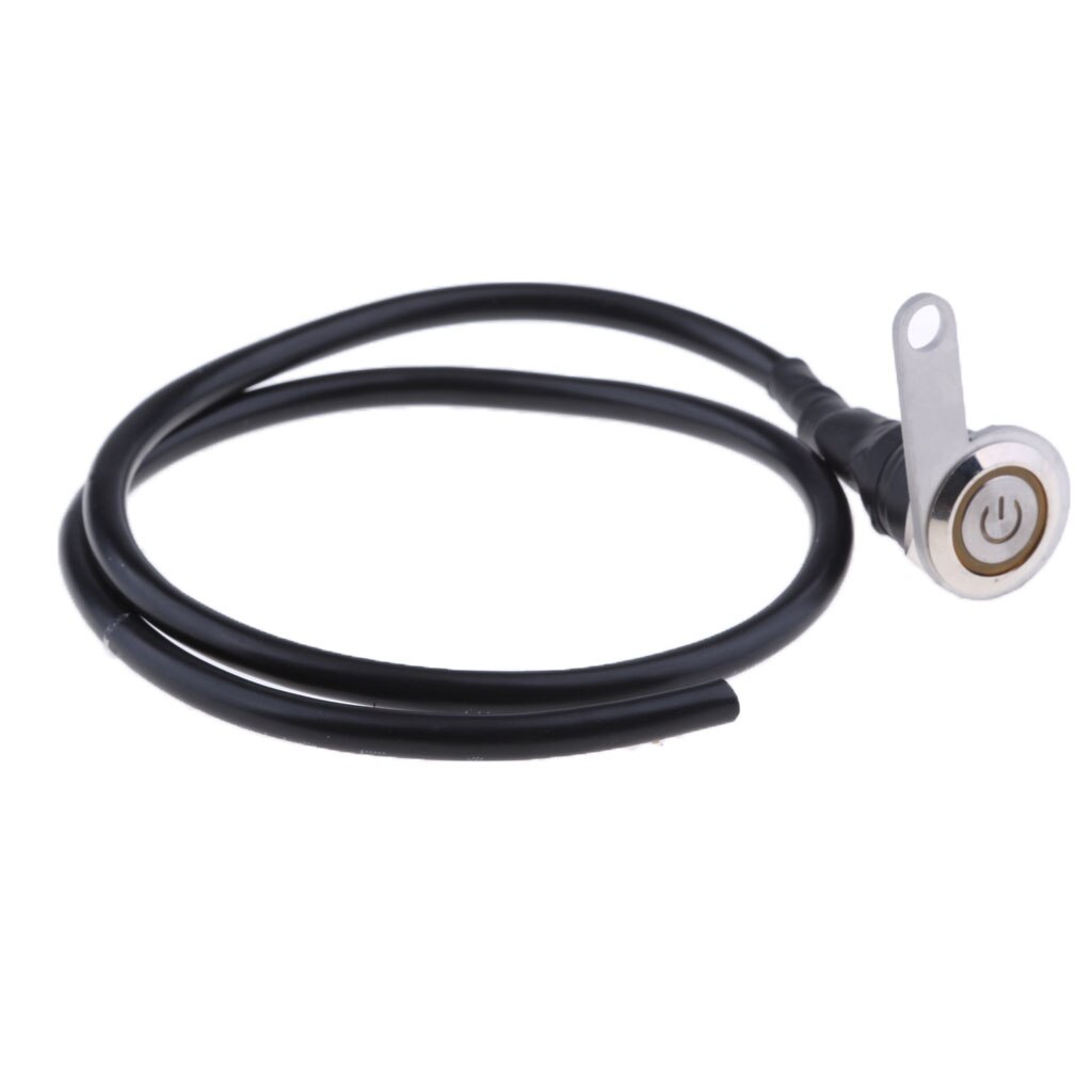 12v 10A Motorcycle Handlebar Switches 1inch 25mm Headlight On/Off Switch with LED indicator (Blue)