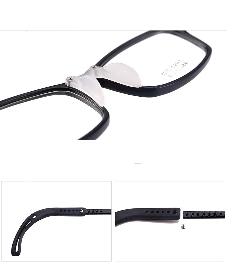 Kinderbril montuur kinderbril bril heldere glazen met slip bril oorhaak grip