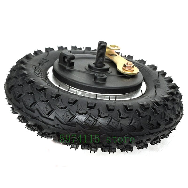 200x50 Non-pneumatic Wheel With Mechanical Brake Scooter Run Stability Control Run-flat Tire 8 Inch Solid Wheel With Drum Brake