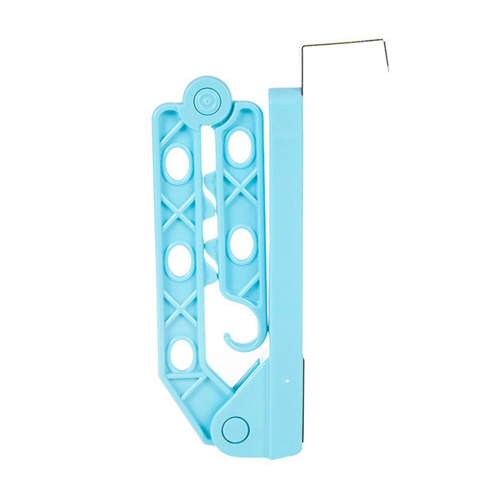 Kast hanghaak plastic hoed kleding tas hanger houder keukenkast achterkant vuilniszakken organizer opbergplank deurhaak: Blauw
