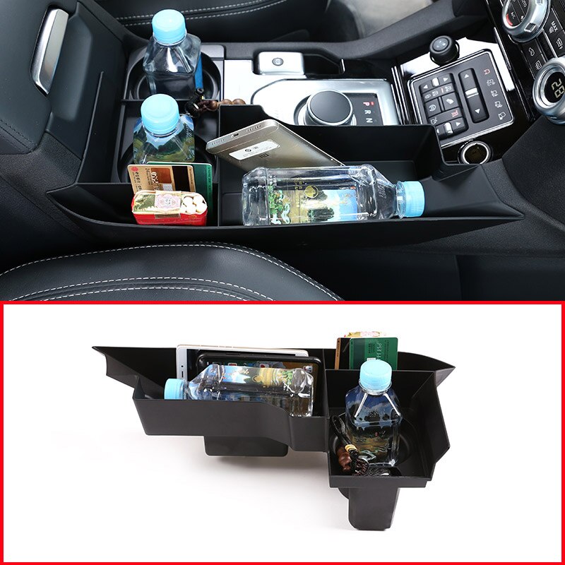 5 PCES Car Door Center Console Multifunction Storage Box Phone Tray For Land Rover Discovery 4 LR4 LHD Accessories