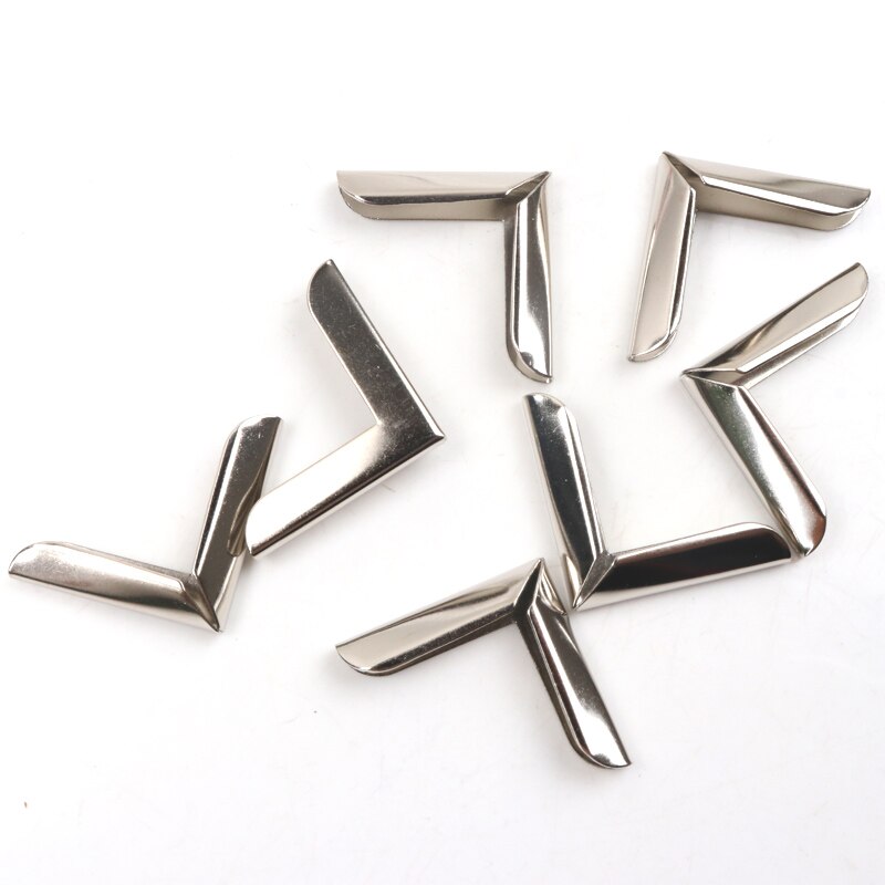 Metalowe narożniki robić książek Scrapbooking albumy ze zdjęciami menu zabezpieczenie narożników metalowe rzemiosła ozdoba diy 25x25x3mm 20 sztuk