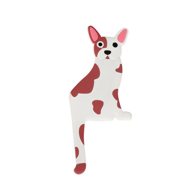 1pcs Wall Hook Animals Key Holder Hanger Holder Wall Hook Kitchen Organizer Bathroom Accessories Shaped: Dog3