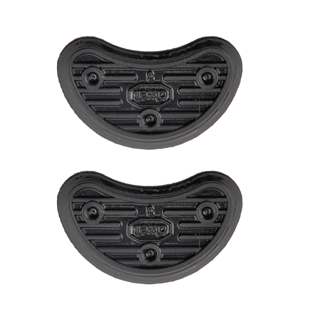 Suelas de goma para zapatos, protectores de placas de tacón y punta para reparación de zapatos DIY, 2-3,1mm, 3 pares