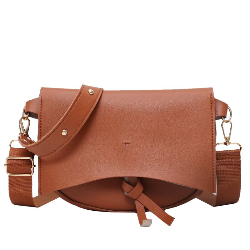 Vento marea tassel crossbody saco para as mulheres 2019 alça larga bolsa de ombro vintage feminino tote de couro da menina adolescente bolsas e bolsa: BROWN