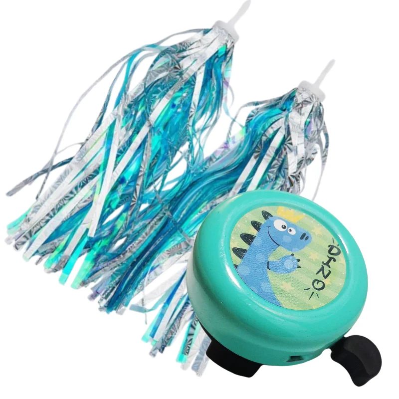 1 Set Fietsbel & Streamers Fiets Pinwheel voor Kinderen Kleurrijke Kinderfiets Decor Accessoires Perfect Kerstcadeau: Bordeaux